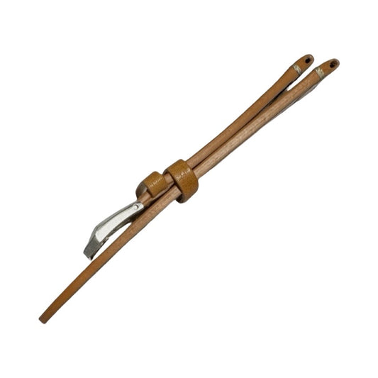 Side view of a leather strap