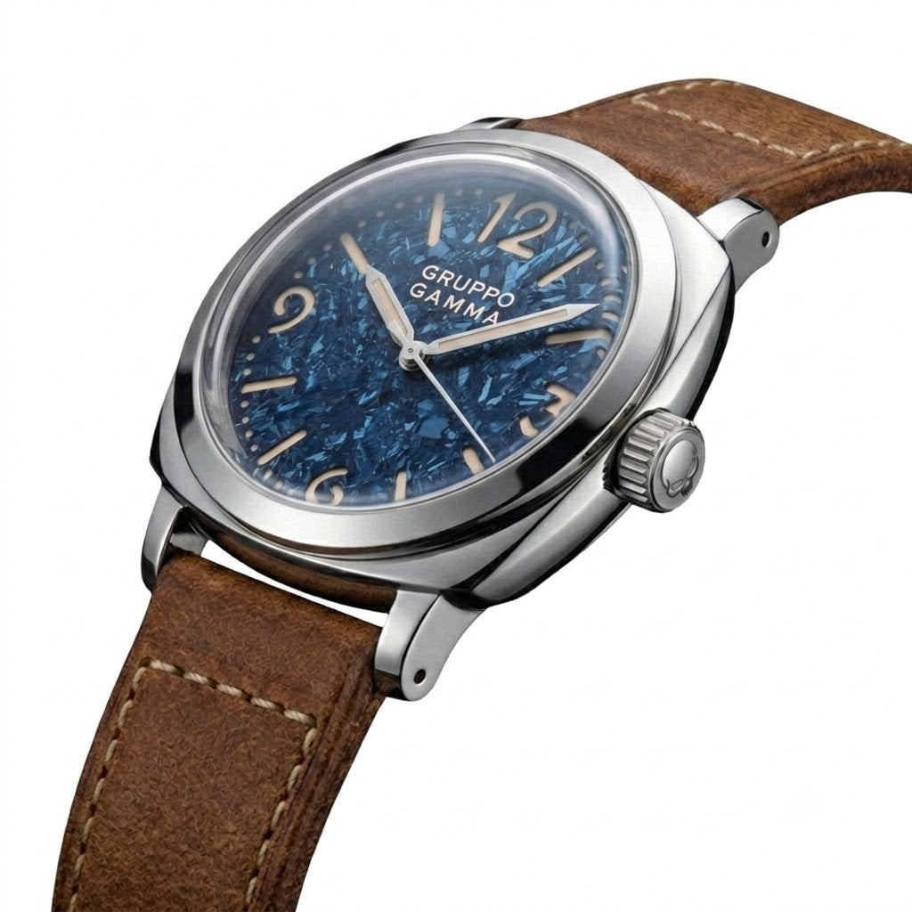 GENESIS Stainless Steel - Crystallised Titanium Dial, Swiss Movt